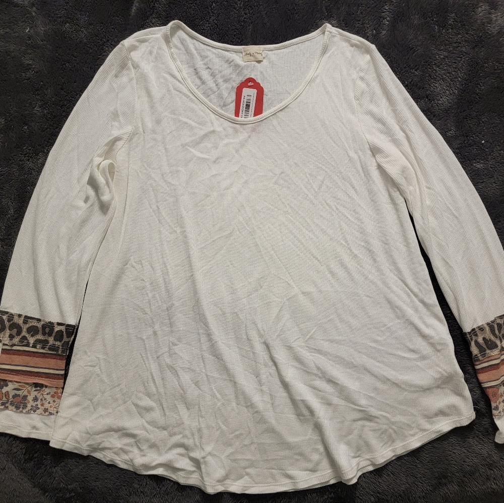 Womens Lovely Melody long sleeve shirt, size 3xl
